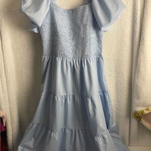 Light Blue Casual Dress